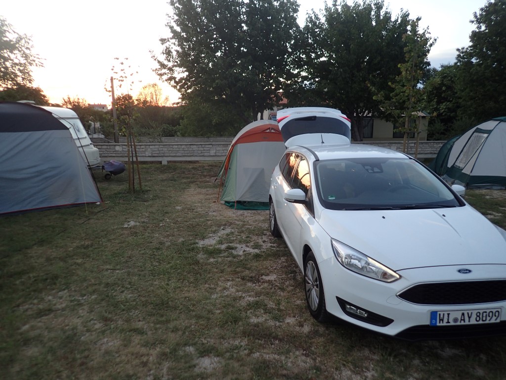 Camped in Labin Croatai