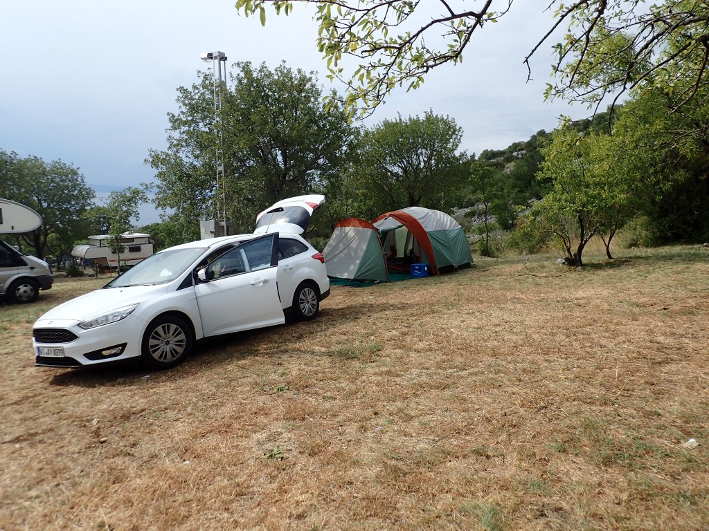 camped at the disappointing Kamp Kozica