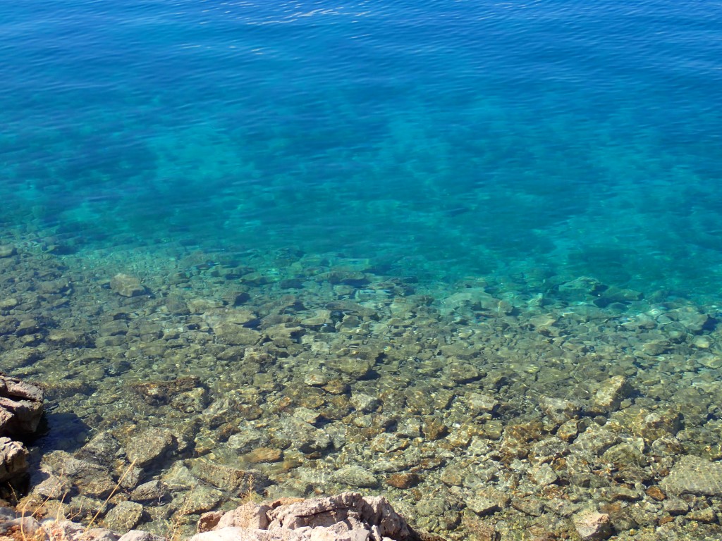 There might not be any sand, and its very rocky but the waters of the Adriatic are crystal clear