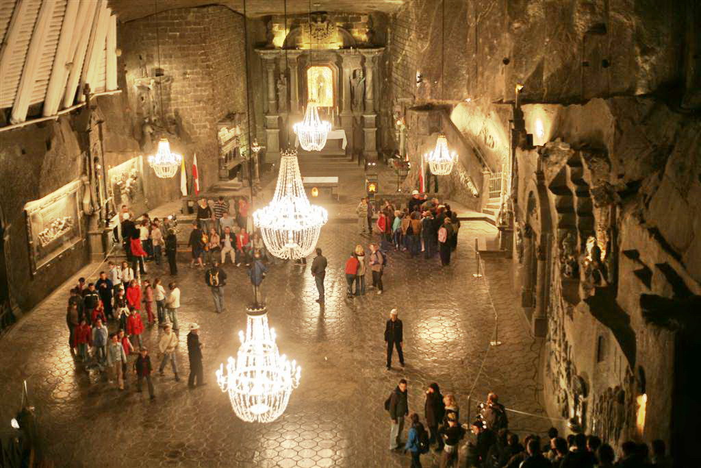 A picture of the wieliczka salt mine we took from the internet because we were too cheap to pay the extra money to be allowed to take pictures in the mine.
