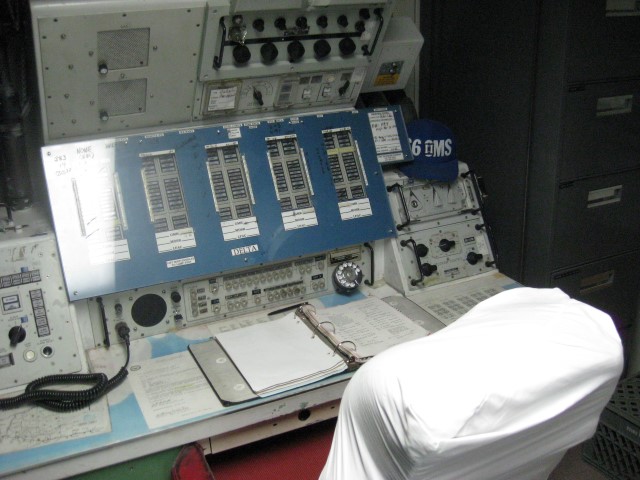 Control panel of the commander