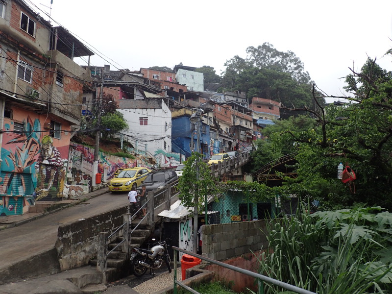 A Favela (slum) at Cosme Velho near the tram to Christ the Redeemer