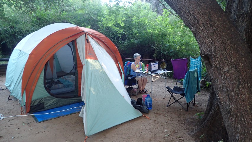 Camped at Chobe Safari Lodge