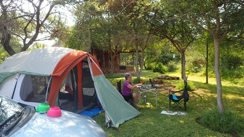 Camped at Munala Game Lodge