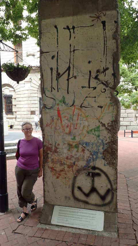 Part of Berlin Wall in Cape Town