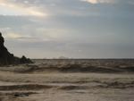 hidden bay after storm south west tasmania
