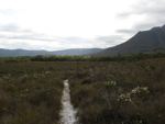 the port davey track south of crossing river