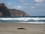 fluted cliffs from Granite Beach